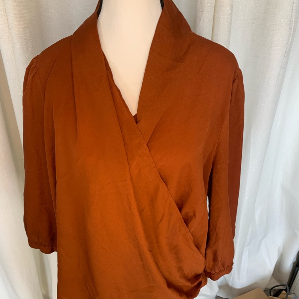 Limited Burnt orange blouse